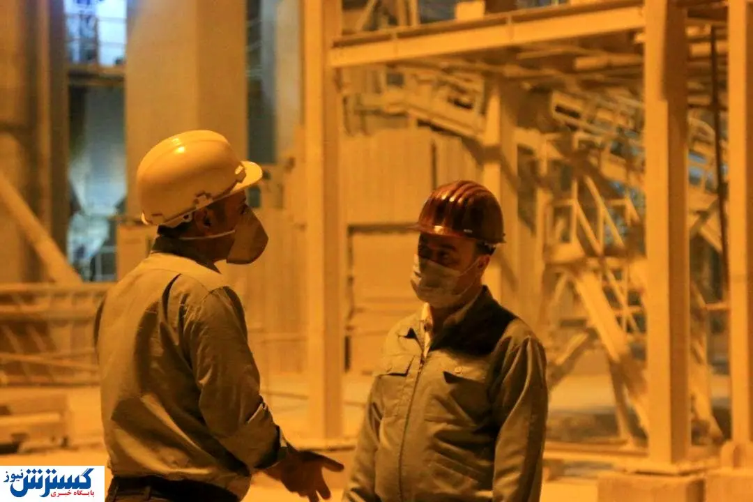 بازدید از واحد ریخته گری توسط مدیرعامل فولادهرمزگان