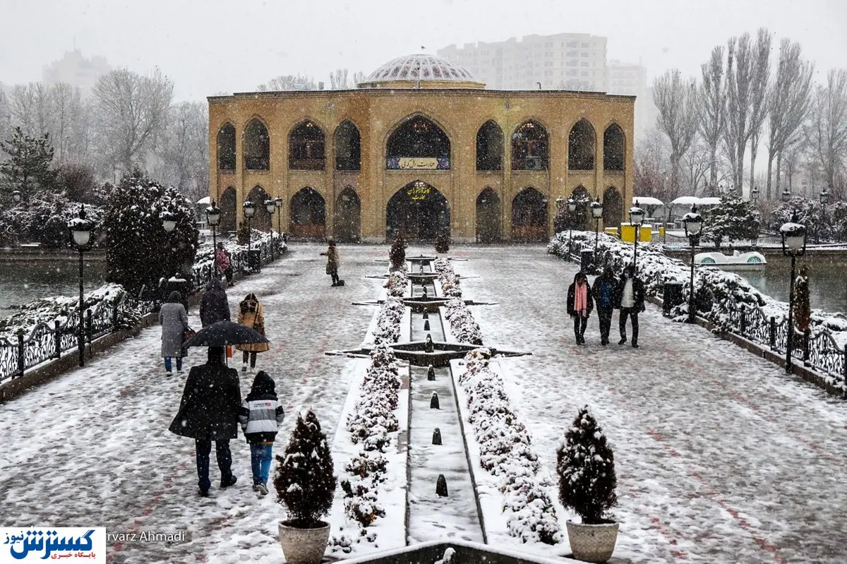 تصاویر/ نخستین برف پاییزی در تبریز