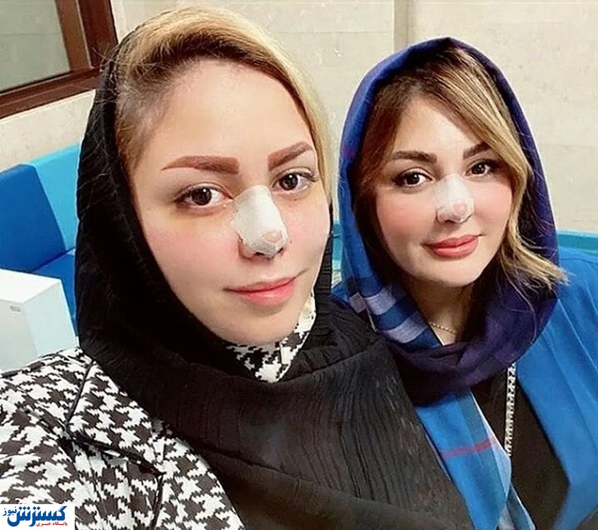 نیوشا ضیغمی در بیمارستان + عکس