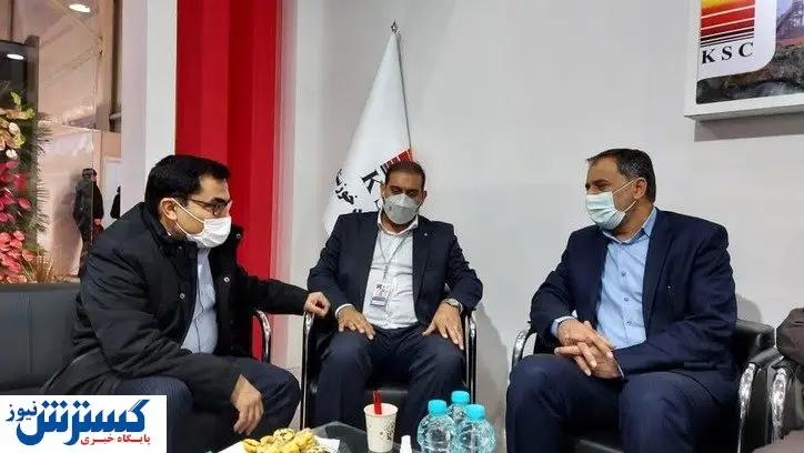 حضور نماینده مردم اهواز در غرفه فولاد خوزستان