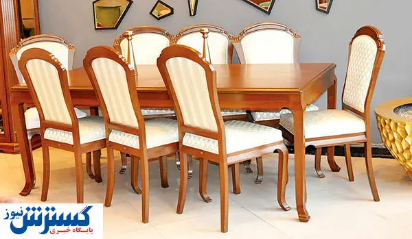 قیمت میز و صندلی غذاخوری در بازار ( ۱۶ آذر )