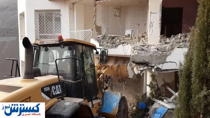 تخریب ویلای لاکچری ۵ هزارمتری در تهران +  عکس