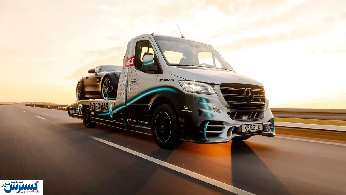 این کامیون میخ کوبتان میکند + تصاویر