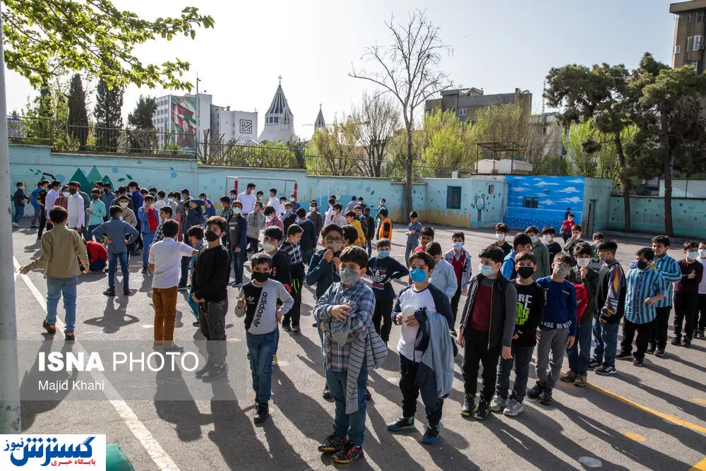 تصاویر/ بازگشایی مدارس پس از دو سال