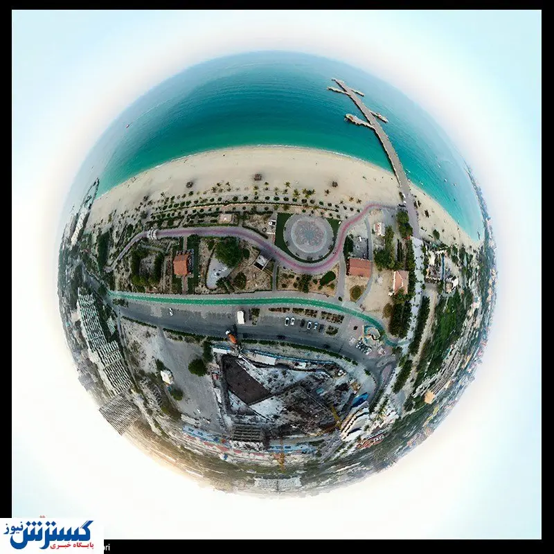 تصاویر/ تماشای جزیره کیش از زاویه‌ای متفاوت