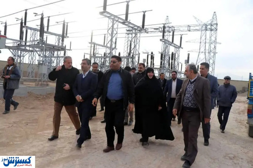 راه‌اندازی پست برق شهرک صنعتی قوچان ۲