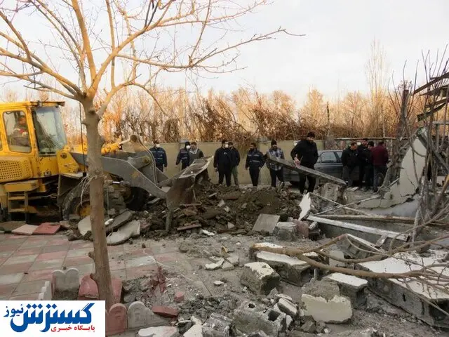 تخریب ویلاهای لاکچری در تهران