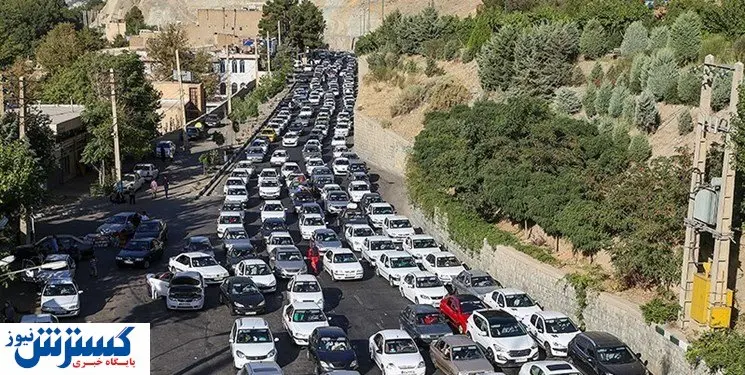 ترافیک سنگین در مسیر بازگشت از شمال