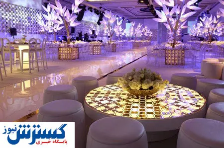 عروسی لاکچری؛ یک شب ۹۰۰ میلیون / اینجا قیمت ها به دلار است!