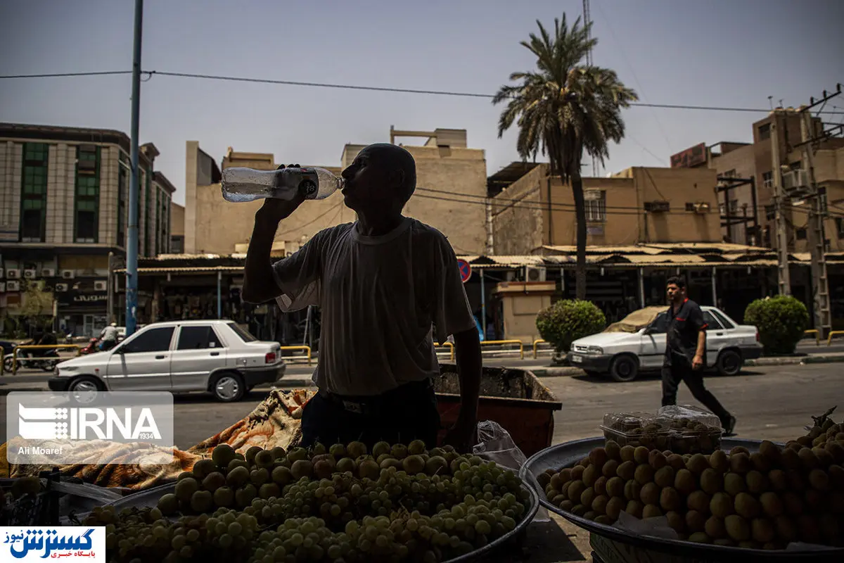 تصاویر/ اهواز داغ‌ترین نقطه زمین