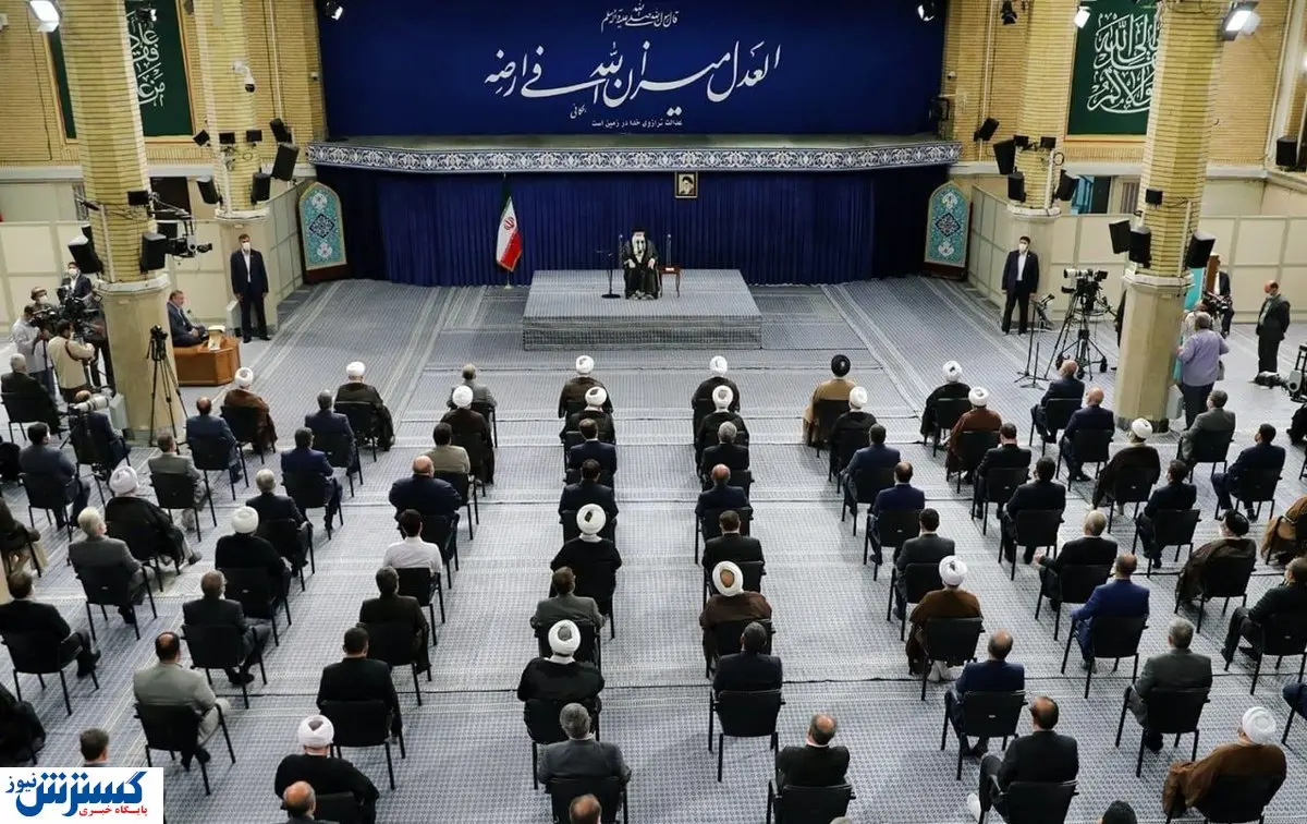 دیدار مسئولان دستگاه قضا با رهبر انقلاب