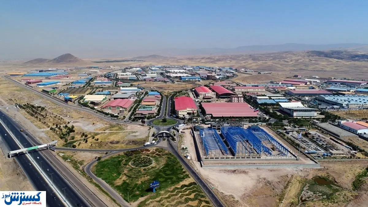 بارش باران شهرک صنعتی گرمی را با مشکل مواجه کرد