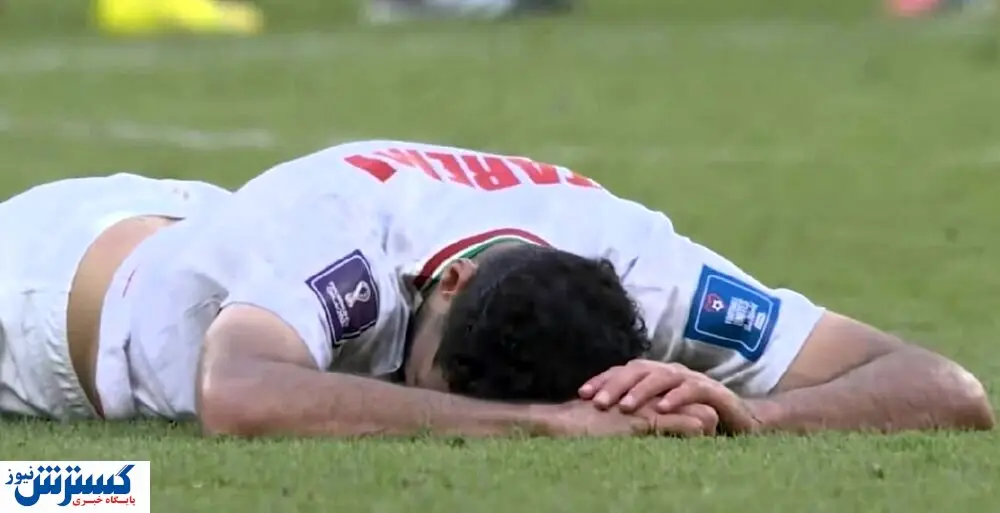 مهاجم تیم ملی از فشار زیاد غش کرد! + عکس