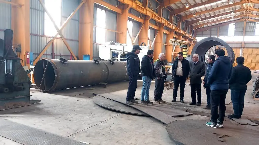 روندساخت تجهیزات و سازه های مهم پروژه آهن اسفنجی بیجار