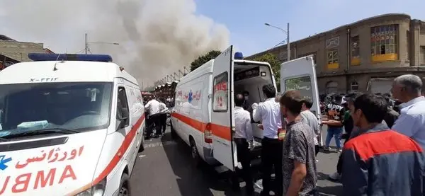 تکمیلی / افزایش تعداد مصدومان در آتشسوزی مولوی