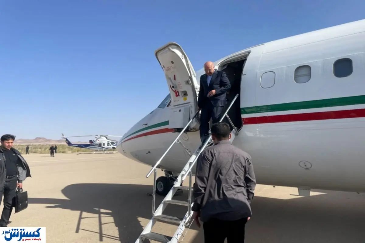 قالیباف وارد شهر منجیل شد