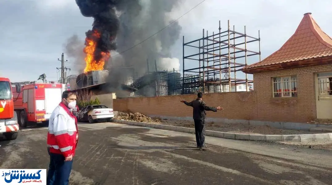 انفجار راکتور مواد شیمیایی در اشتهارد + آمار مصدومان