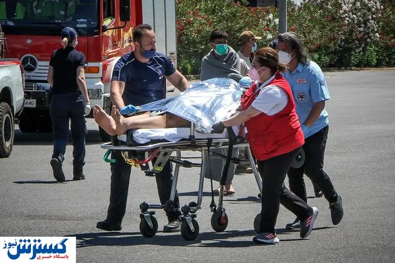 تصاویری از نجات مهاجران غرق شده در ساحل یونان