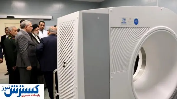 بازدید رئیسی از بخش های مختلف بیمارستان غدیر