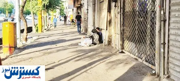 نیـمه تـاریـک بـازار بلـور چهره زشت پیاده‌رو