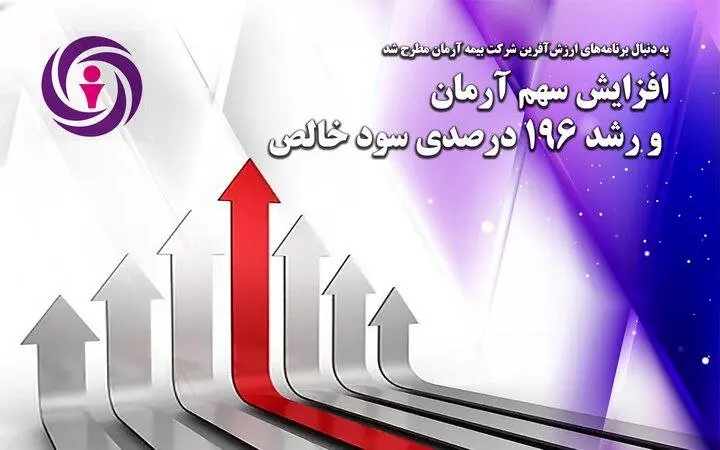 افزایش سهم آرمان و رشد ۱۹۶ درصدی سود خالص