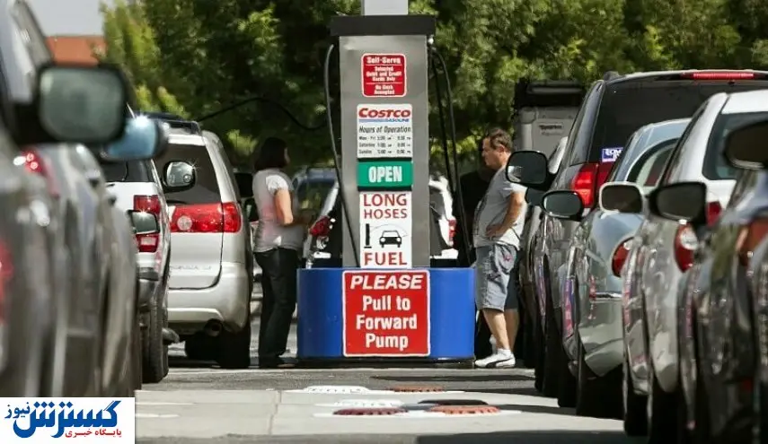 مردی که باک بنزین ماشینش را آتش زد!+ فیلم