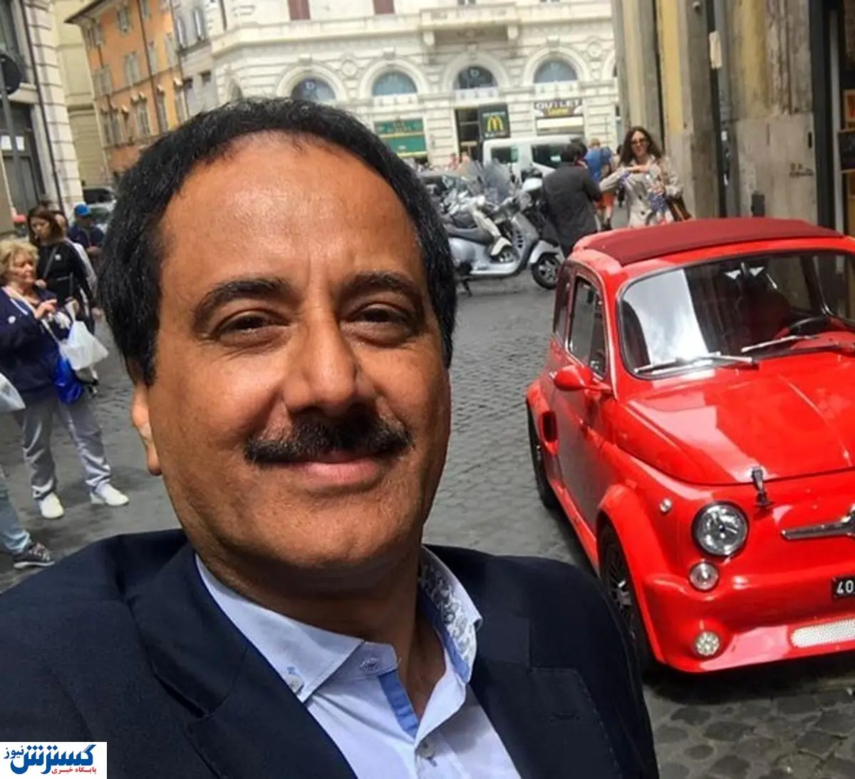 حاشیه جدید خبرنگار معروف!+ فیلم