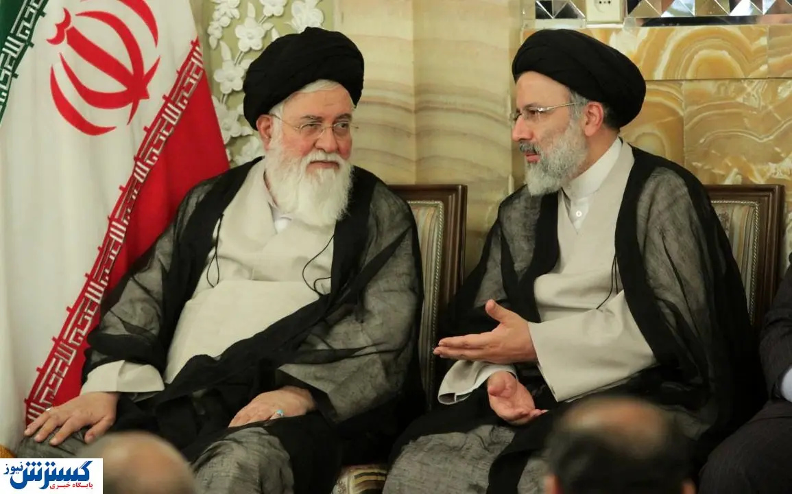 عکس پربازدید از رئیسی پای منبر پدرزنش