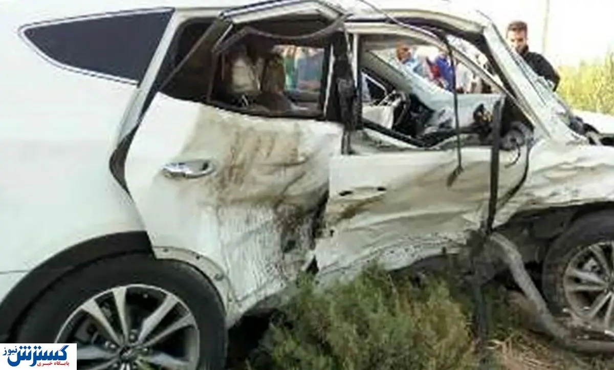 تصادف خونین تراکتور با سانتافه + جزئیات