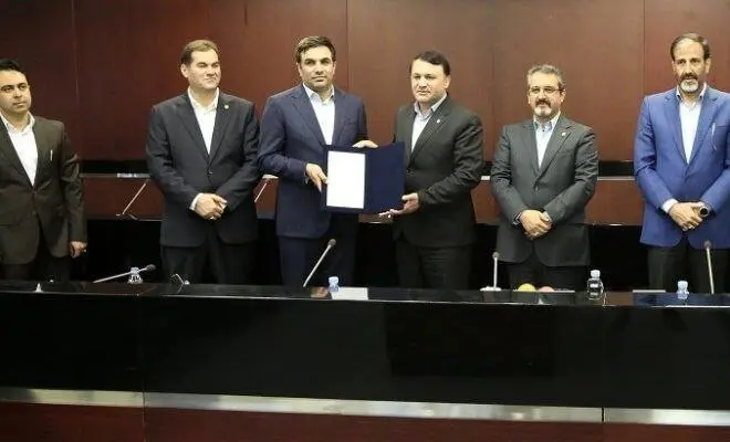 مراسم معارفه و تکریم مدیرعامل هلدینگ بهپویان هوشمند امید برگزار شد