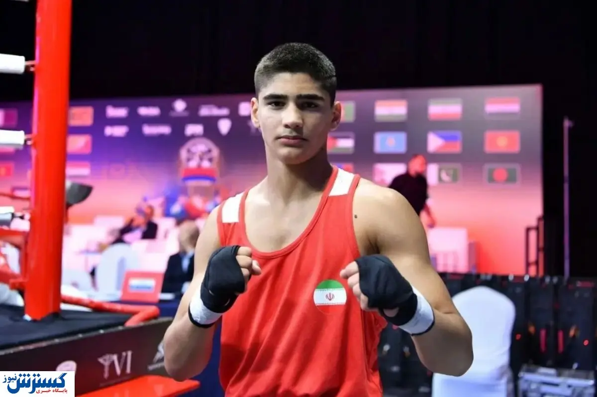 فرزان احمدی بر بام بوکس آسیا ایستاد