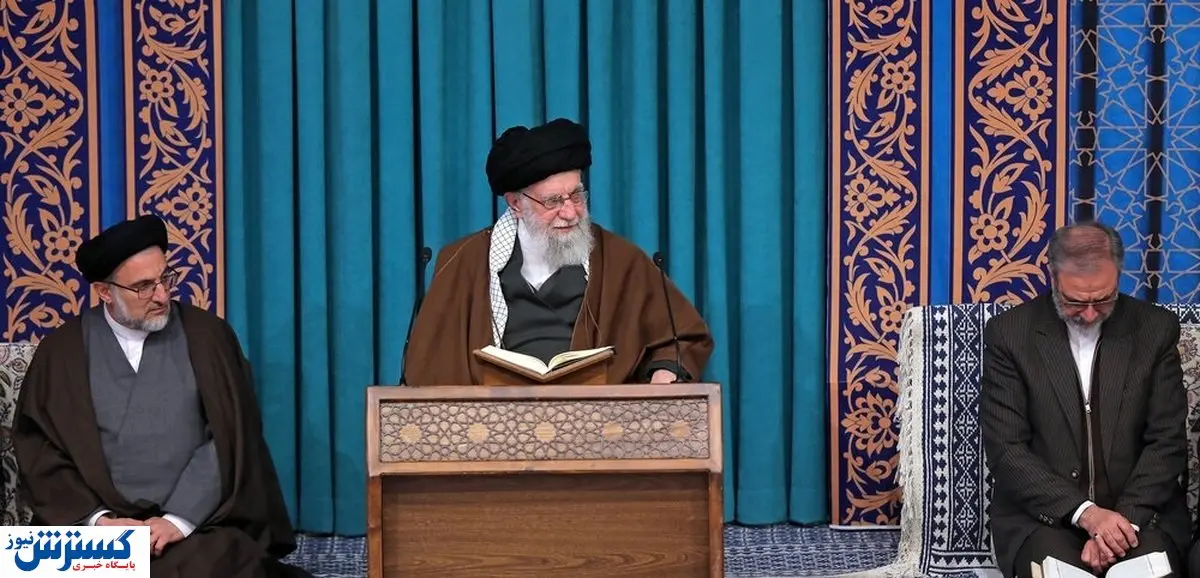 پوشش متفاوت یک زن در دیدار با رهبر انقلاب سوژه رسانه‌ها شد + ببینید