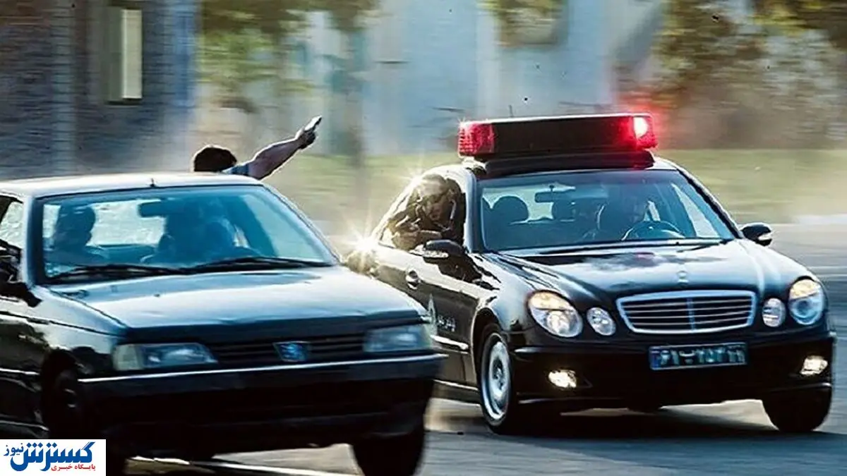 تعقیب و گریز هیجان‌انگیز پلیس و سارق در بجنورد پربازدید شد + ببینید