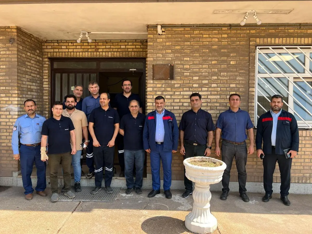 بررسی عملکرد و تقدیر از تلاشهای کارکنان بازرسی فنی شرکت فولاد اکسین خوزستان