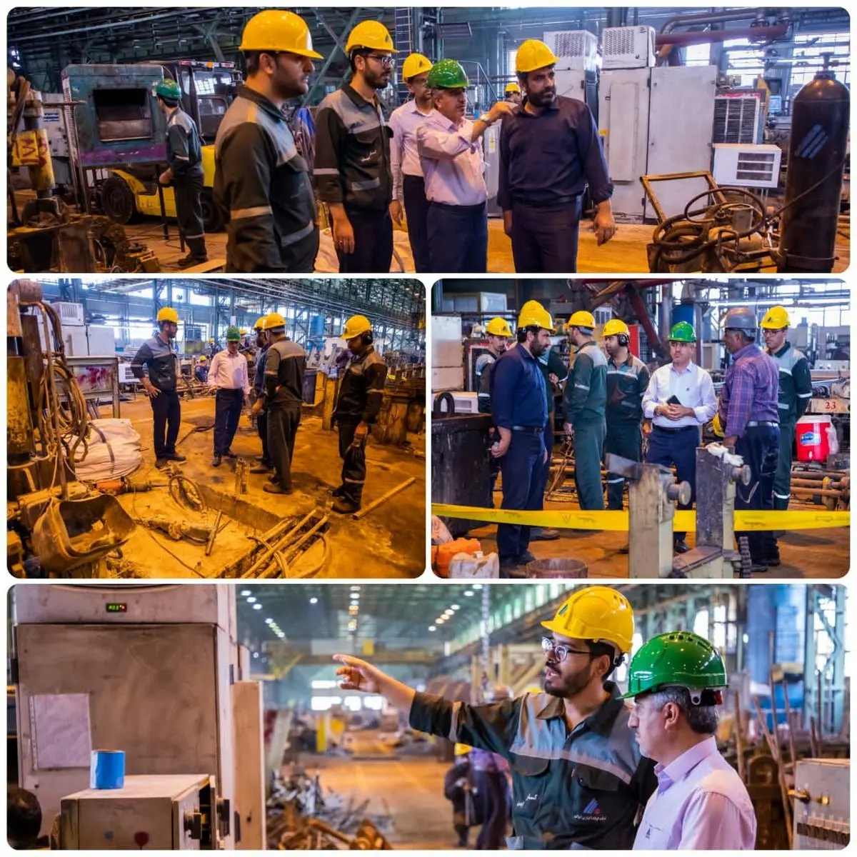 مدیر ارشد بهره برداری شرکت فولاد آلیاژی از روند پروژه نصب سیرکوفلاکس جدید در واحد تکمیل کاری این شرکت بازدید کرد