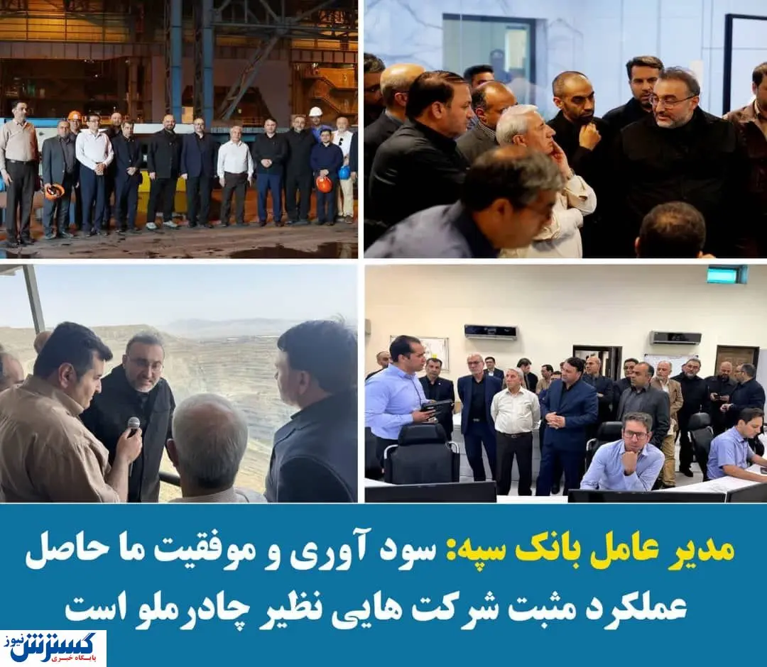 سود آوری و موفقیت ما حاصل عملکرد مثبت شرکت هایی نظیر چادرملو است