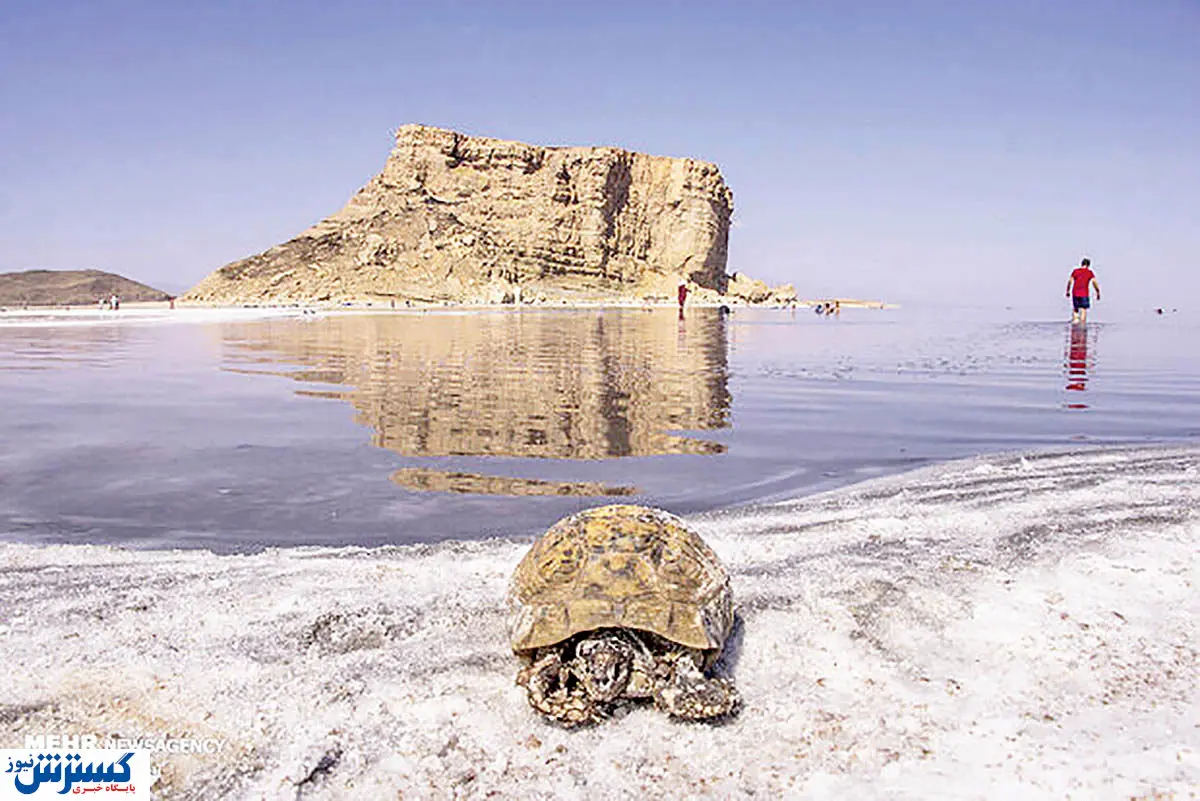 خبر خوش از دریاچه ارومیه |‌ بارش ها تاثیر گذار بود؟