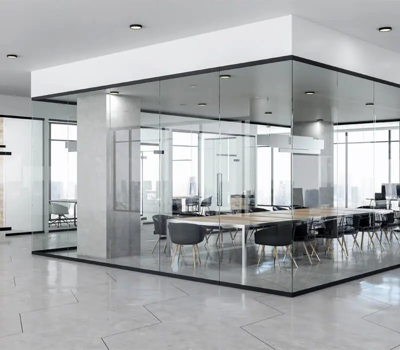 نکات مهم در انتخاب پارتیشن شیشه‌ای برای ادارات