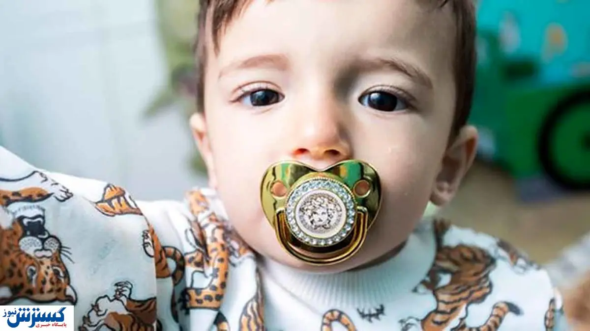 هزینه نجومی برای نوزادان لاکچری | پستونک و شیشه شیر از جنس طلا!