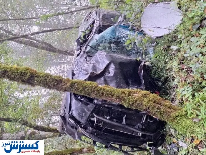 سقوط مرگبار خودرو به دره چالوس | ۱ نفر درجا فوت کرد!