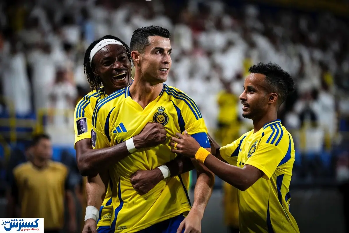 گل زیبای رونالدو در دیدار النصر مقابل العروبه (النصر ۱-۰ العروبه) + ببینید