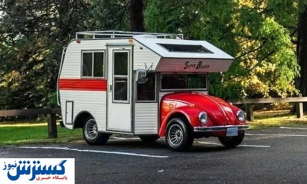 یک خانه سیار با طراحی خلاقانه | خودروی جدیدی که از فضا امده است! +تصاویر