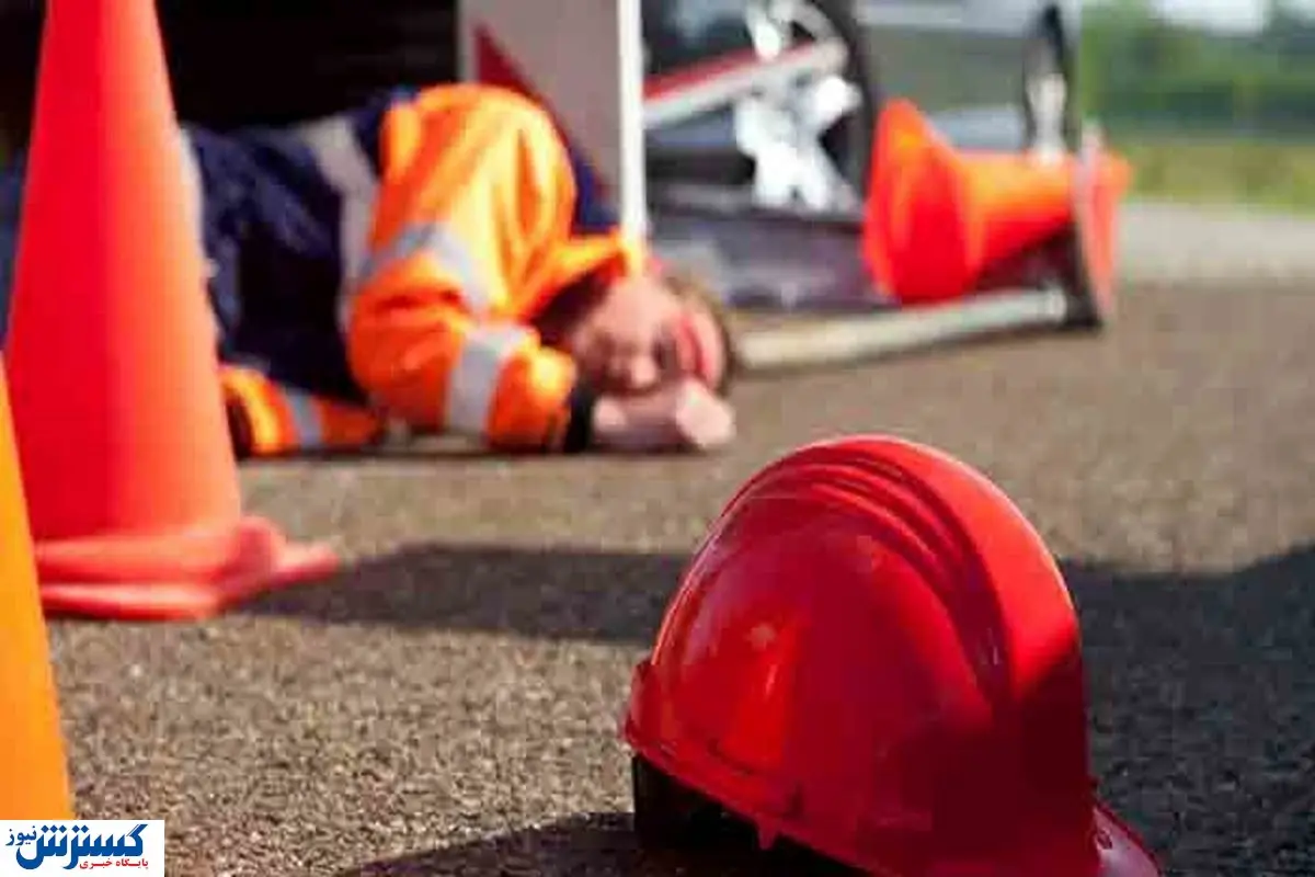 وزش باد شدید، جان کارگری را گرفت!