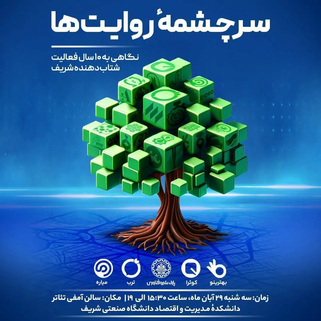 ده سال نوآوری، صدها روایت | گردهمایی شتابدهنده شریف در هفته جهانی کارآفرینی برگزار می شود