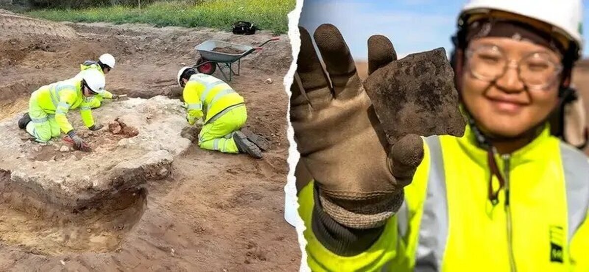 کشف روستای قرون وسطایی هنگام ساخت نیروگاه + عکس