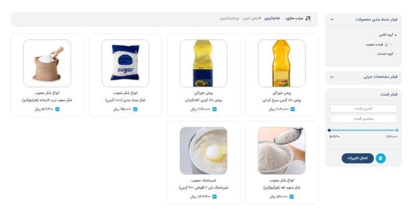 قیمت مصوب روغن، شکر و شیر خشک توسط سازمان حمایت مشخص شد