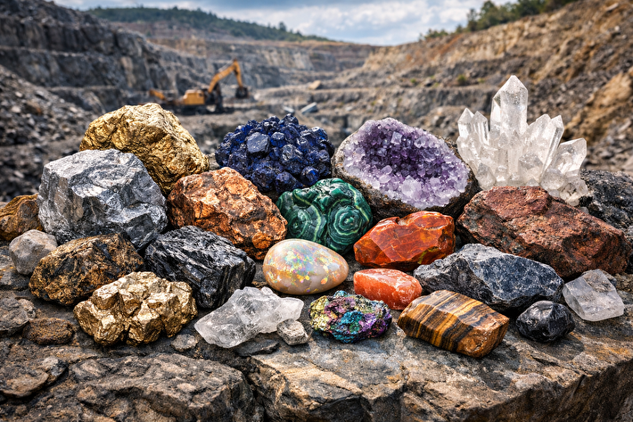 از دل زمین تا قلب صنعت | سنگ‌هایی که دنیا را متحول کردند