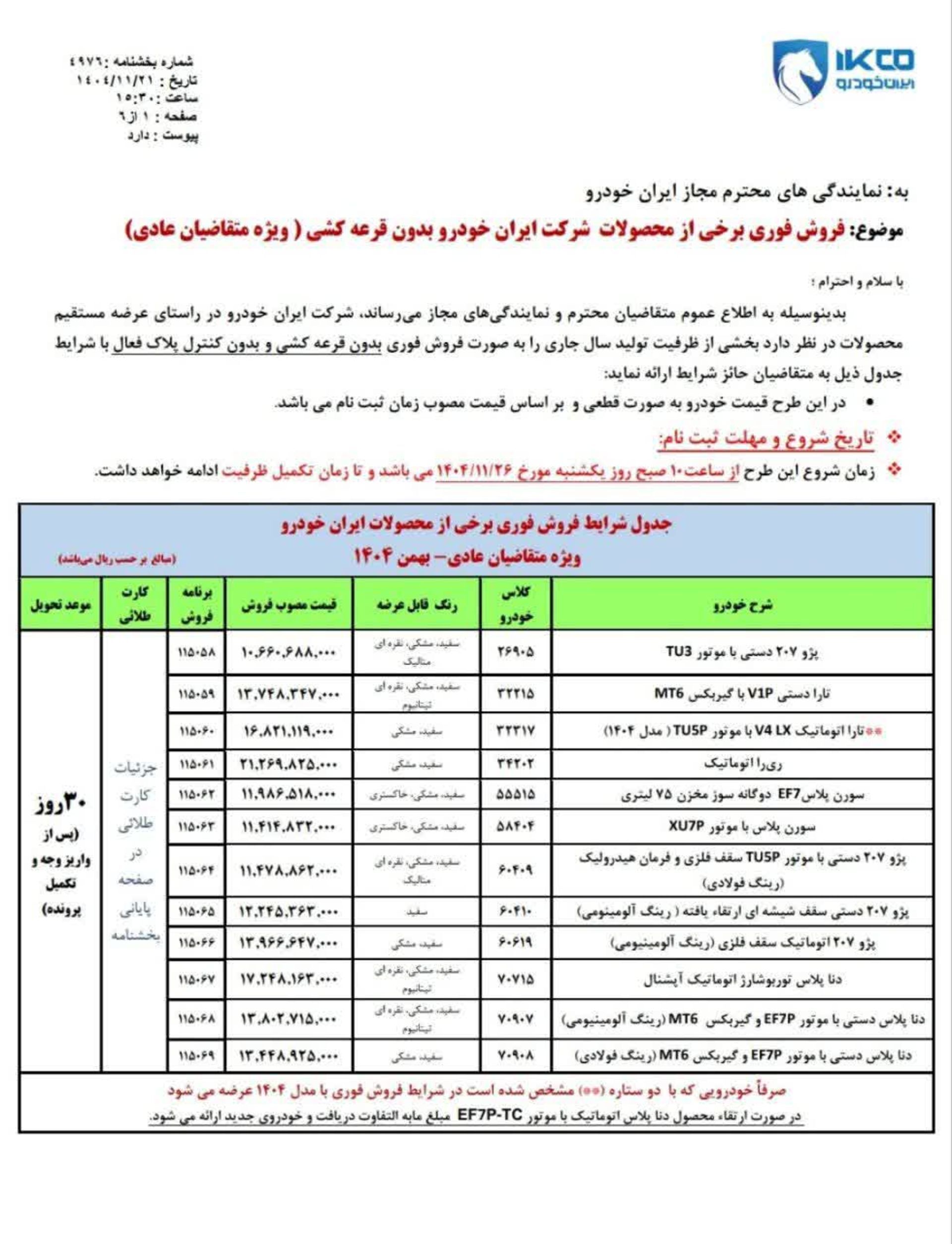 آغازش ثبت نام فروش فوری و بدون قرعه کشی ایران خودرو تا دقایقی دیگر + لینک ثبت نام آغازش ثبت نام فروش فوری و بدون قرعه کشی ایران خودرو تا دقایقی دیگر + لینک ثبت نام