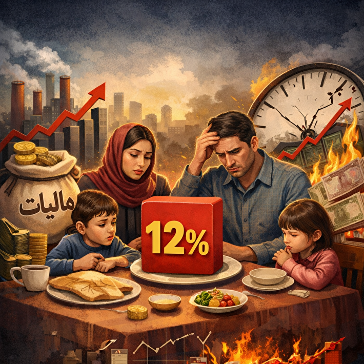 مالیات بر ارزش افزوده سر سفره مردم نشست | ۱۴۰۵ سال ابر تورم است؟