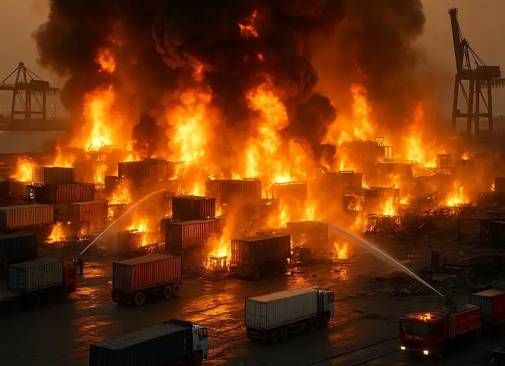 بندرعباس، زخمخورده از آتش | مردم با جیب خالی، اما دل پر آمدند